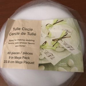 Wedding Tulle favors wrap